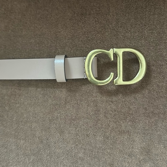 Christian Dior Rose Des Vents 20mm Saddle Belt - 75 - Picture 7 of 15